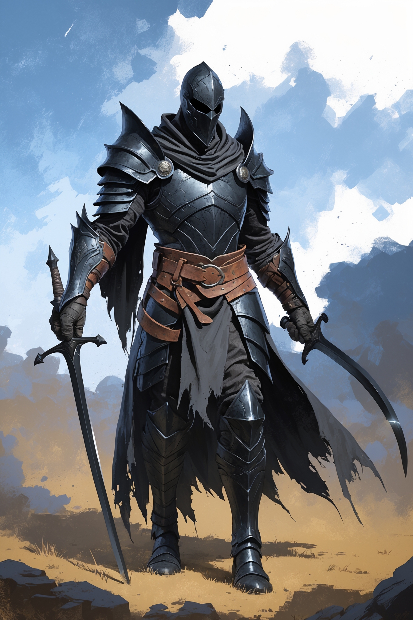 Portrait of Roken, called the Burned One and the Last Dane — honor in chains, raised by the man who burned his people. Character from Kings Blood: A Chronicle of Lyos.